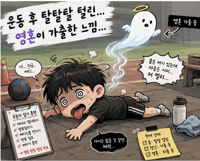 체대입시 알 배김, 지연성 근육통
